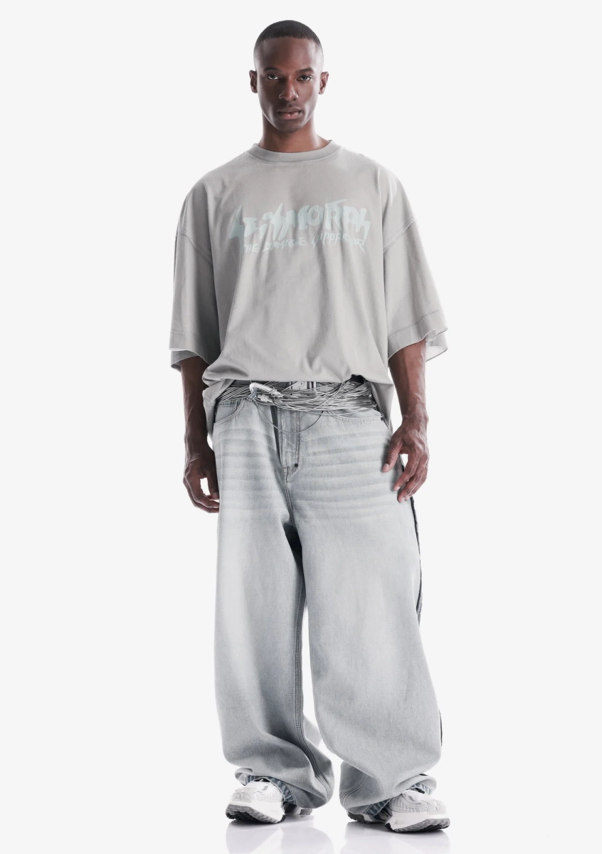 Широкие джинсы KRAKATAU, цвет: бледно-голубой, Ru226-63 купить онлайн