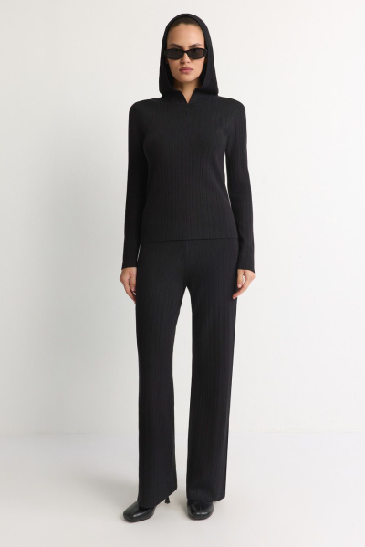 Брюки из смесовой вискозы TOPTOP, цвет: Черный, TT.030.15544.900 купить онлайн