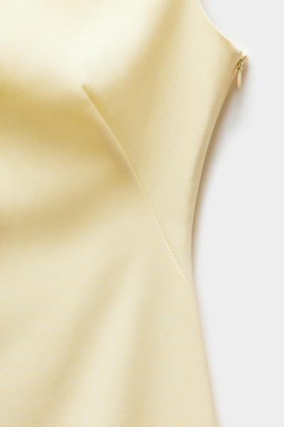 Платье миди из костюмной ткани Mollis, цвет: Сливочный, 17-09-3655/2 купить онлайн