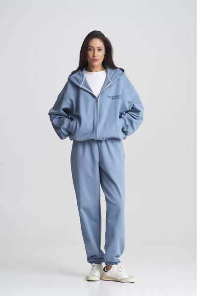 Худи ZIP Blue