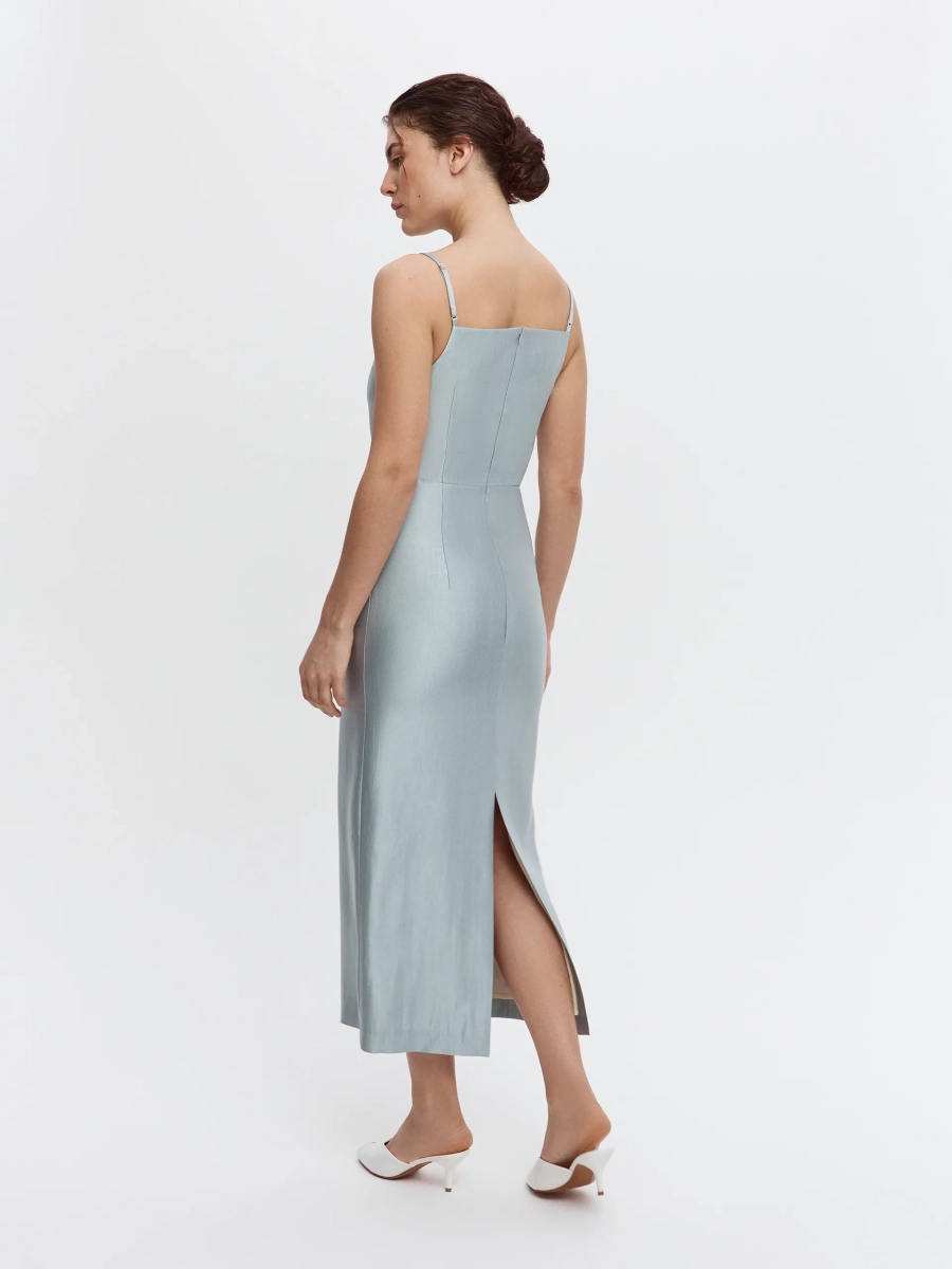 Платье-футляр ANNA PEKUN, цвет: голубой,  купить онлайн