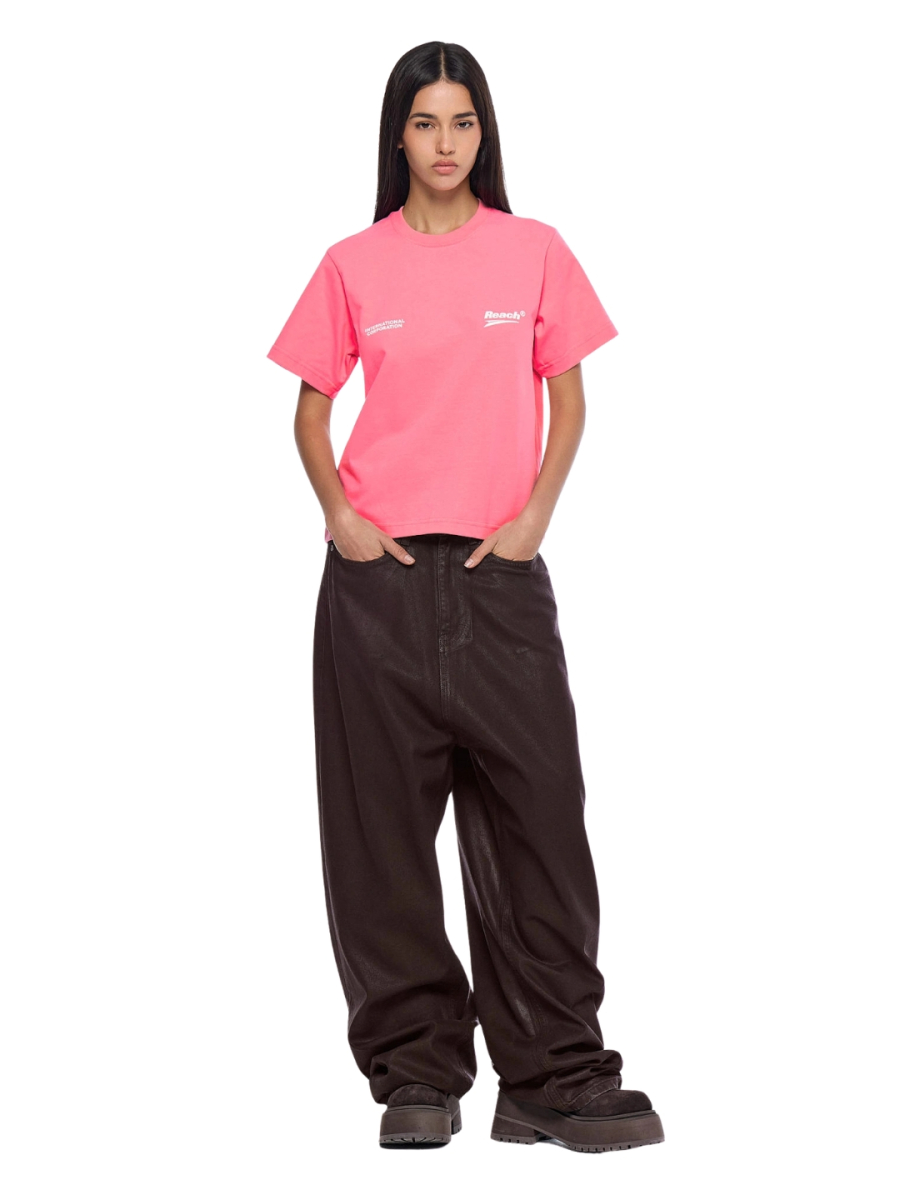 Футболка с принтом FRHT&OUT OF REACH, цвет: розовый, TSRCHPNK купить онлайн