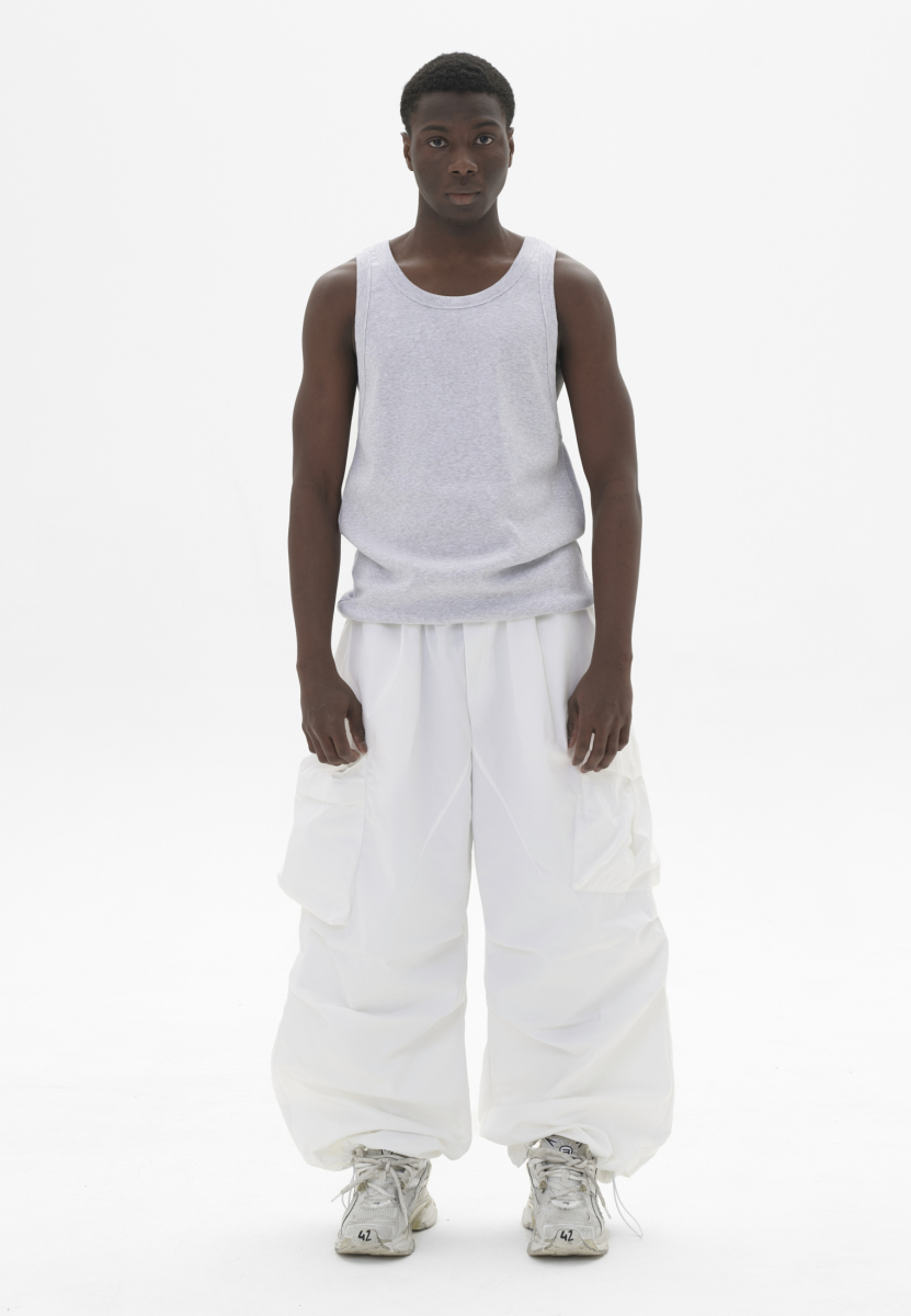 Брюки cargo с двойным поясом all., цвет: WHITE 00510 |новая коллекция купить онлайн