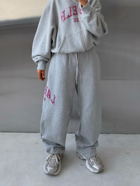 Брюки спортивные Label .B, цвет: серый,  купить онлайн