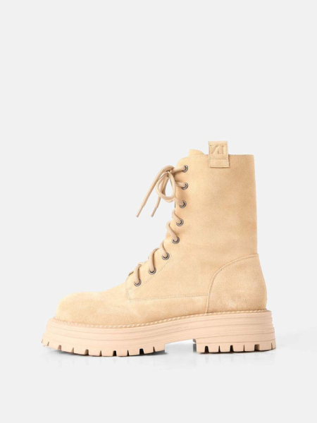 Ботинки из натуральной замши