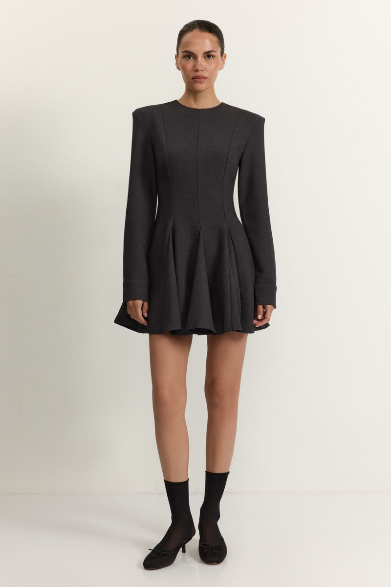 Платье из смесовой вискозы TOPTOP, цвет: серый, TT.010.17857.800 купить онлайн