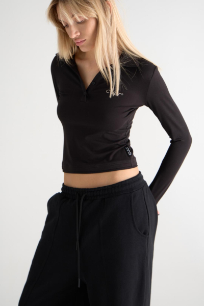 Поло с длинным рукавом Flitter CULT, цвет: Черный,  купить онлайн