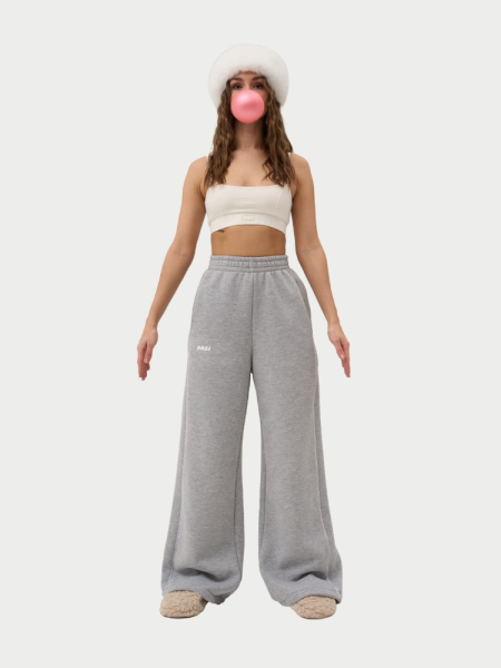 Брюки с кантом утепленные