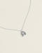 Цепочка с буквой Bubble small silver A Fiore store  купить онлайн