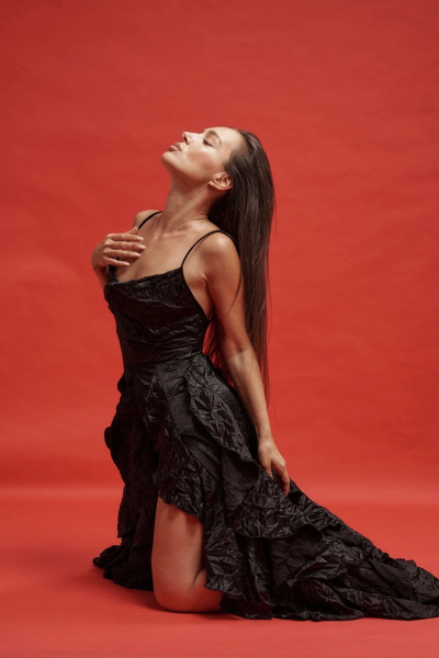 Платье "Павлова" BARDAK, цвет: Черный,  купить онлайн