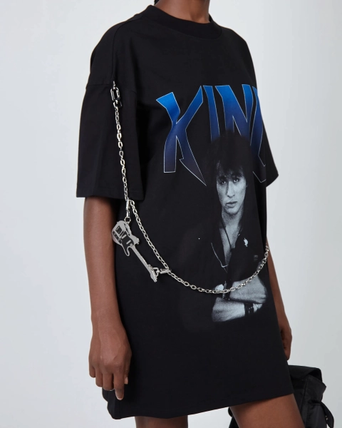 Футболка KINO LONG TSOY BLACK ASIA ST 71, цвет: Черный, Ast71.kino-tt-long-tsoy-bl купить онлайн