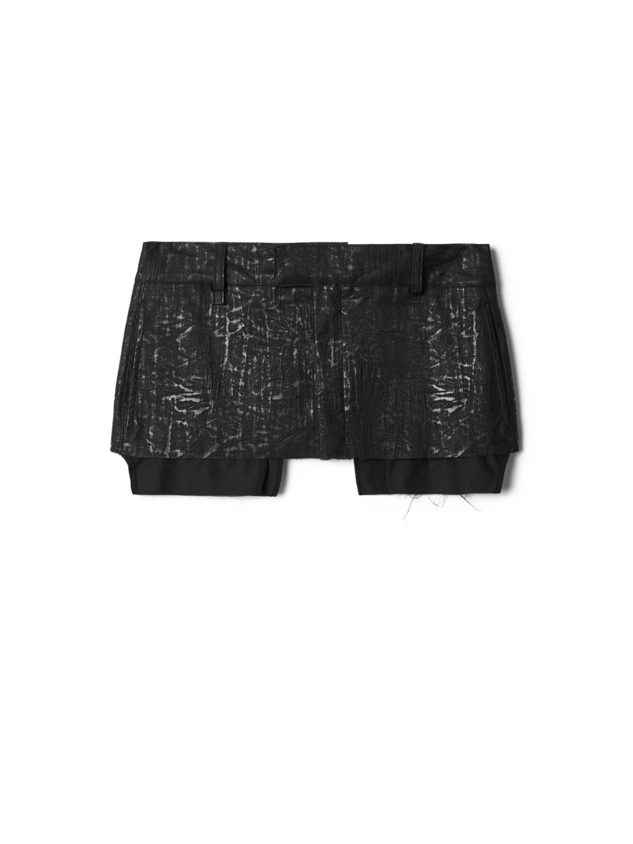 Юбка-баска из денима RUNWAY CAPPAREL.21est, цвет: Черный, CAP.189.231.1 купить онлайн
