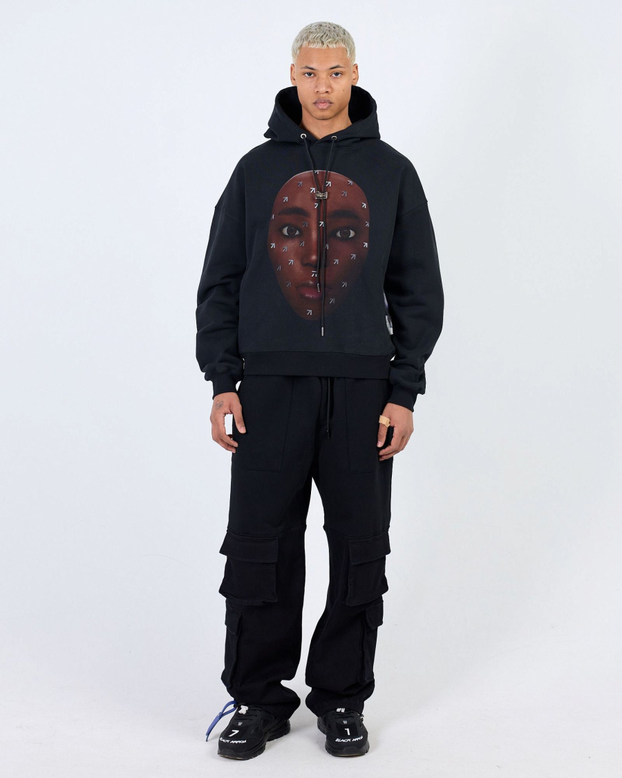 Худи LUNA FACE 580GR BLACK ASIA ST 71, цвет: Черный, Ast71.hood-Lunaface-bl купить онлайн