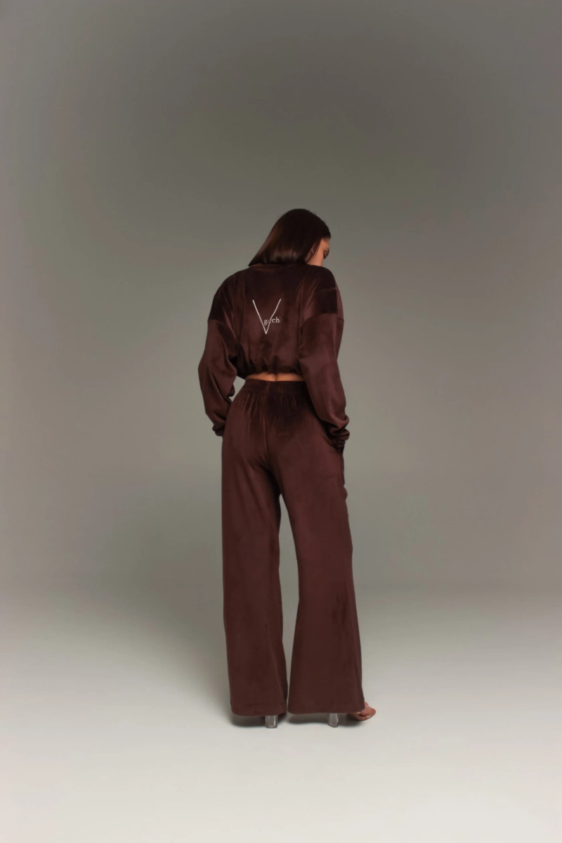 Бомбер Velour укороченный