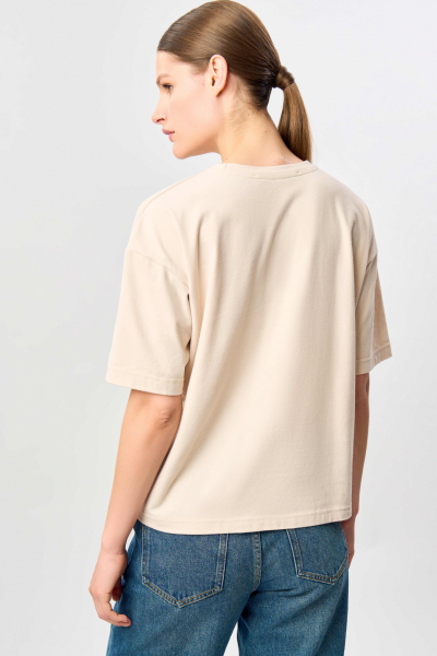 Футболка Wild FASHION REBELS, цвет: бежевый, FR24SS1TS20PRW330BG купить онлайн