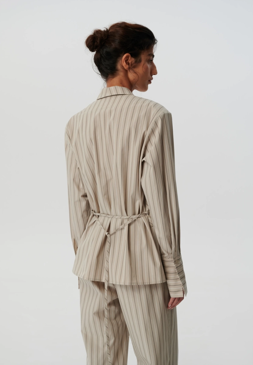 Рубашка "Взмах" CHUBA, цвет: Тауп, shirt_sway купить онлайн
