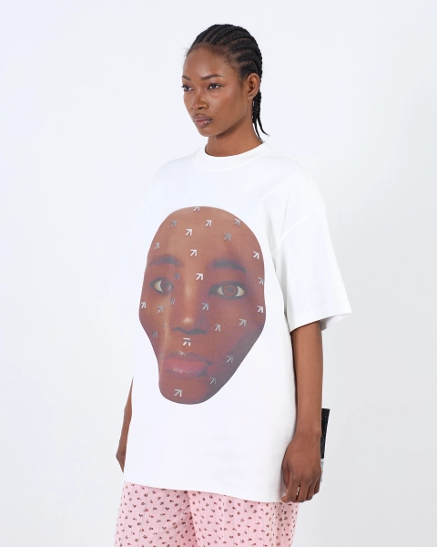 Футболка LUNA FACE WHITE ASIA ST 71, цвет: белый, Ast71.tt-Lunaface-wh купить онлайн