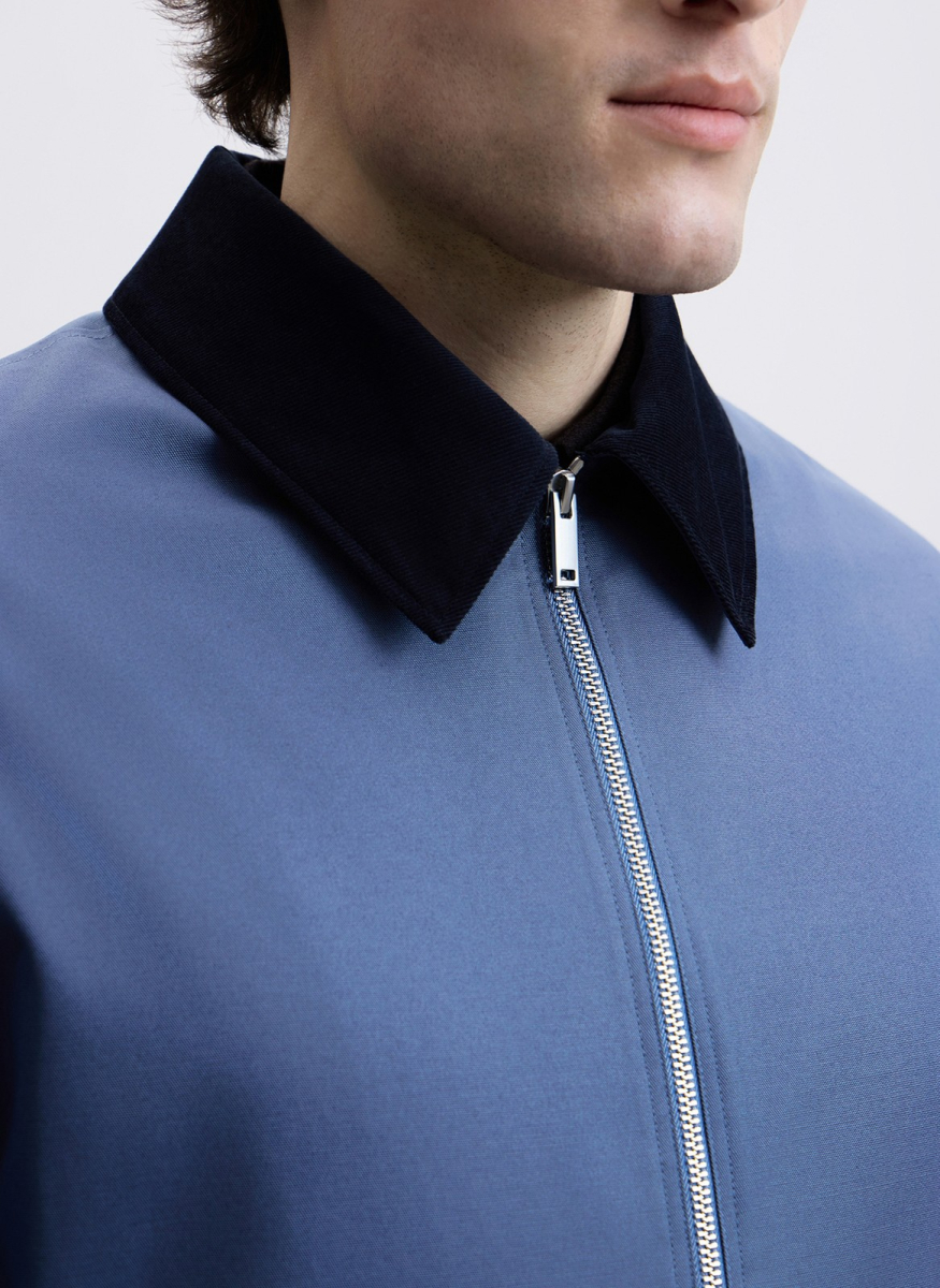 Куртка из фактурного хлопка ALL WE NEED, цвет: голубой, 2603M5332-17 купить онлайн