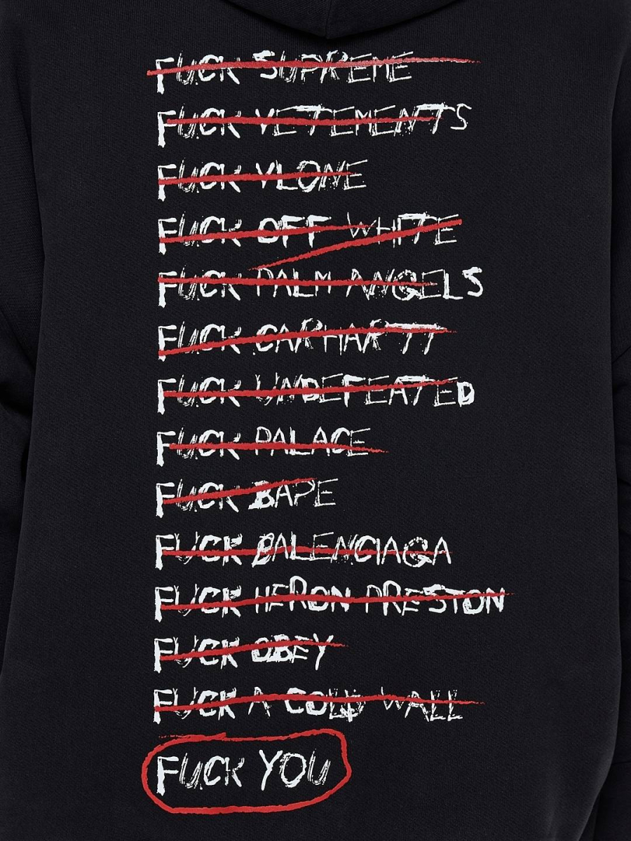 Худи на молнии с принтом FRHT, цвет: Черный HDZPFVCKBK | новая женская коллекция купить онлайн