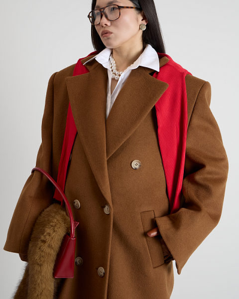 Пальто MIA AIM, цвет: рыжий, MIA693 купить онлайн