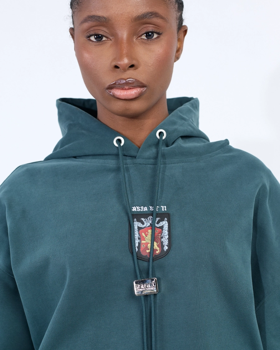 Худи с патчем ASIA ST 71, цвет: зеленый, Ast71.hood-harpy-green купить онлайн