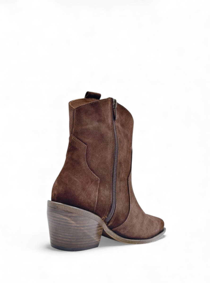 Ботинки демисезонные из натуральной замши GRANDERA, цвет: коричневый 015-29701-679 (903) купить онлайн