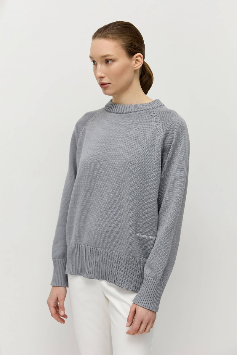 Джемпер из мерсеризованного хлопка