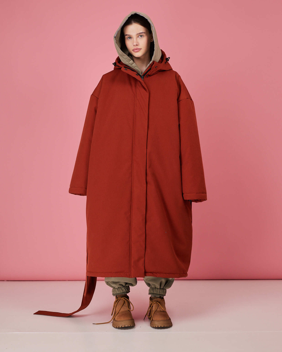 Плащ махагон зима TABOO, цвет: махагон, Plmah купить онлайн