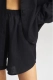 Костюм лён с шортами Black