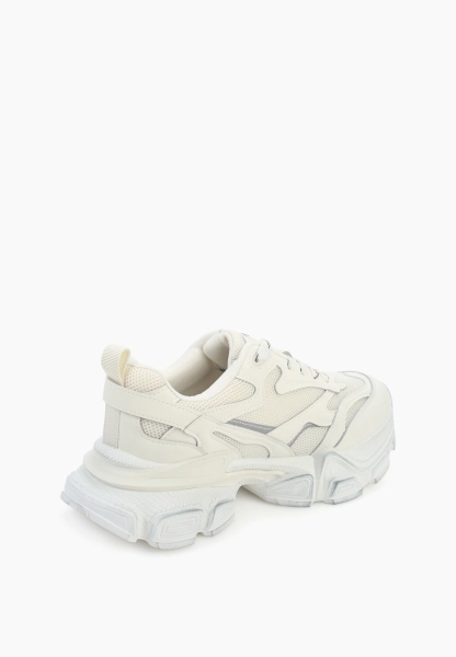 Кроссовки из натуральной кожи SBALO, цвет: молочный DK1 купить онлайн