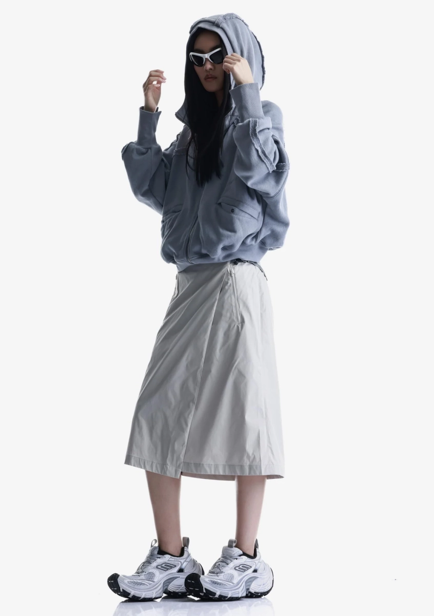 Худи на молнии KRAKATAU, цвет: бледно-голубой, Fw125-63 купить онлайн