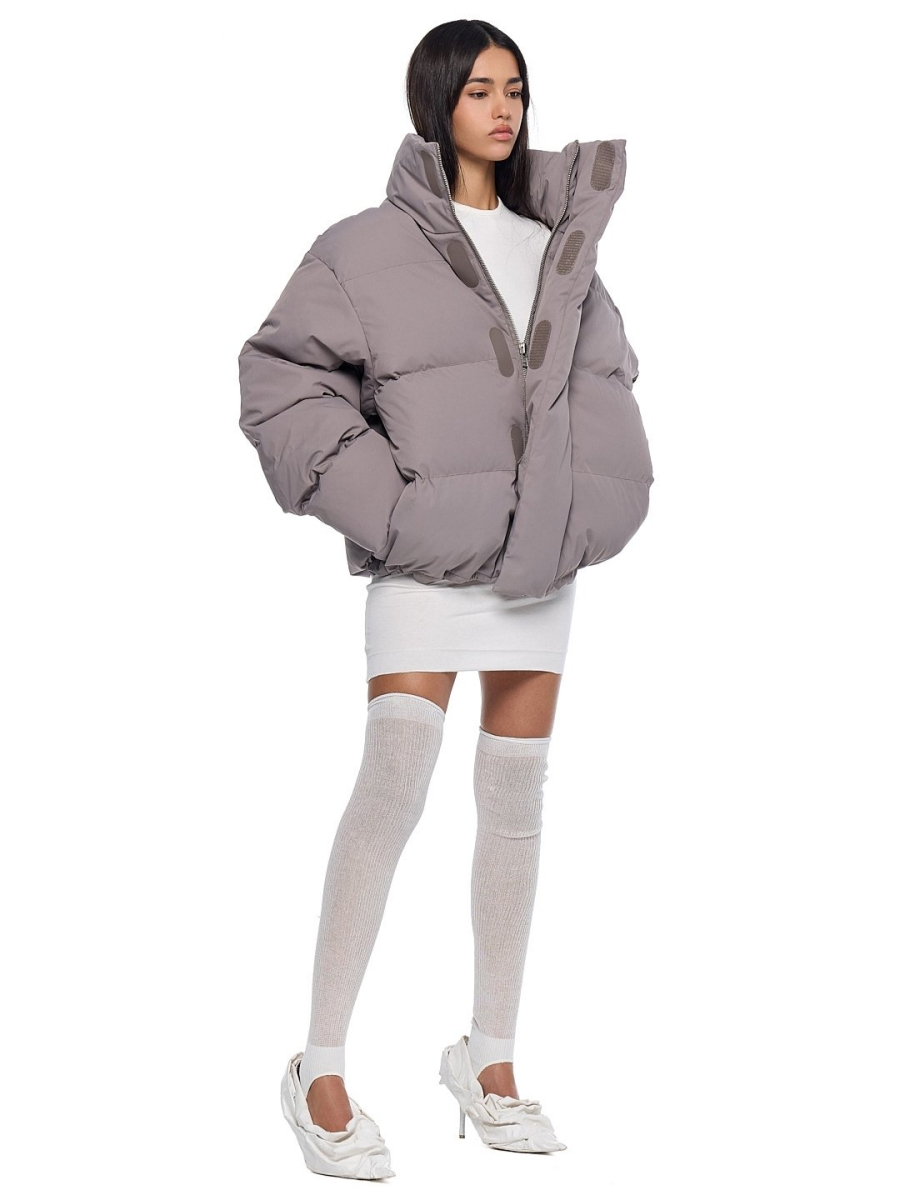 Пуховик OUT OF REACH Eternity FRHT&OUT OF REACH, цвет: warm grey, DJOORTRWG купить онлайн