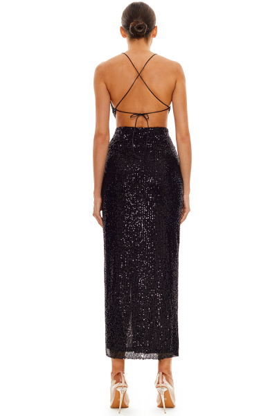 Топ с вырезом "качели" SODAMODA, цвет: Черный, 11729 купить онлайн