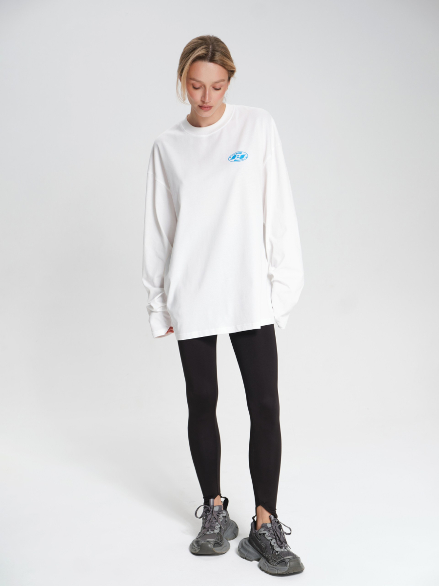 Лонгслив с принтом