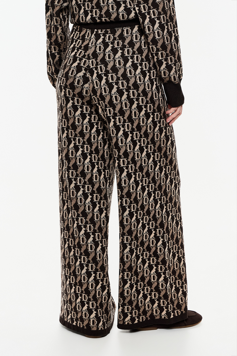 Вязаные брюки DREAMS BY ALENA AKHMADULLINA, цвет: коричневый, 225104080304196/708000 купить онлайн