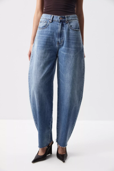 Джинсы-бочонки