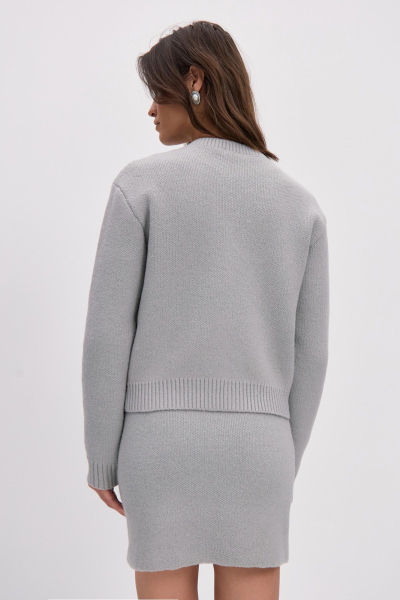 Кардиган с декоративными пуговицами Charmstore, цвет: серый, 305-32081-884 купить онлайн