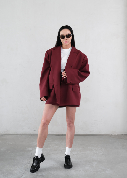 Юбка womanlike MINI, цвет: винный, 000386 купить онлайн