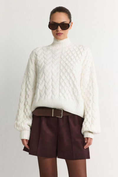 Свитер из смесового хлопка