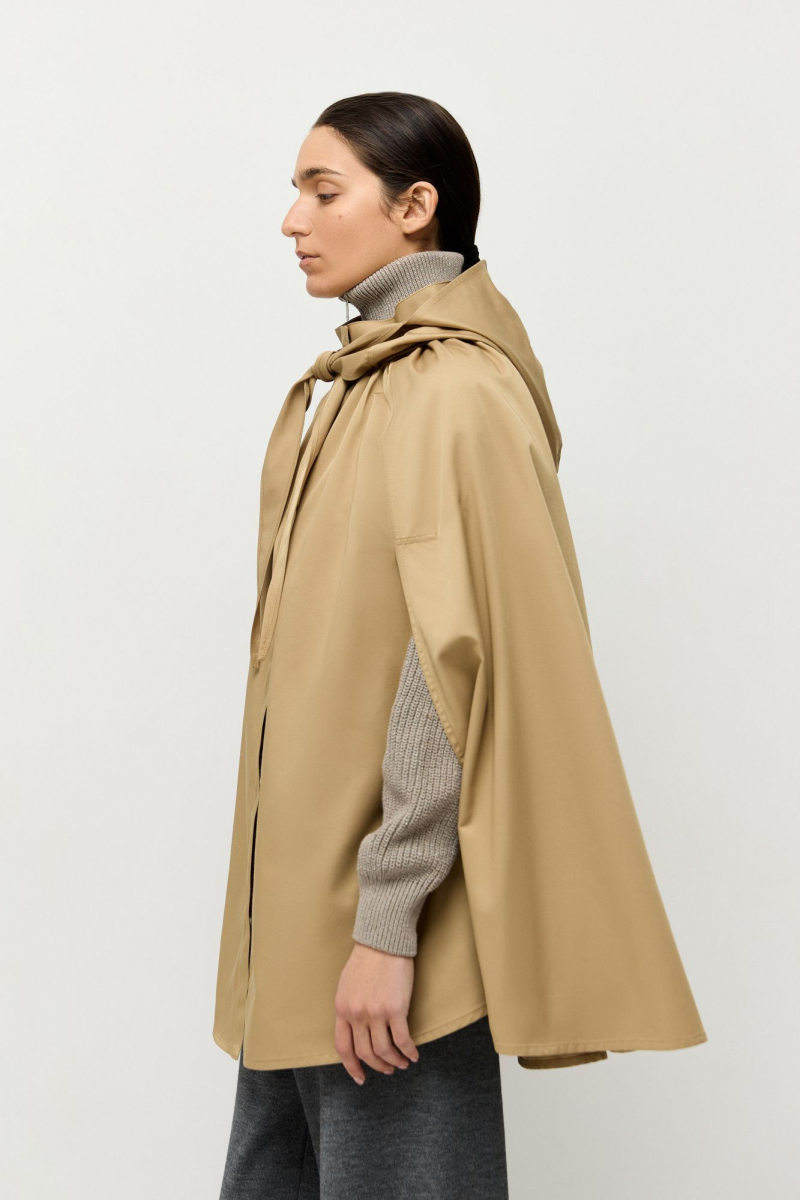 Дождевик-кейп AROUND, цвет: кэмел, 210_74PC01 купить онлайн
