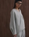 Свитшот GRAY Anmuse, цвет: серый, TP24S69-GR купить онлайн