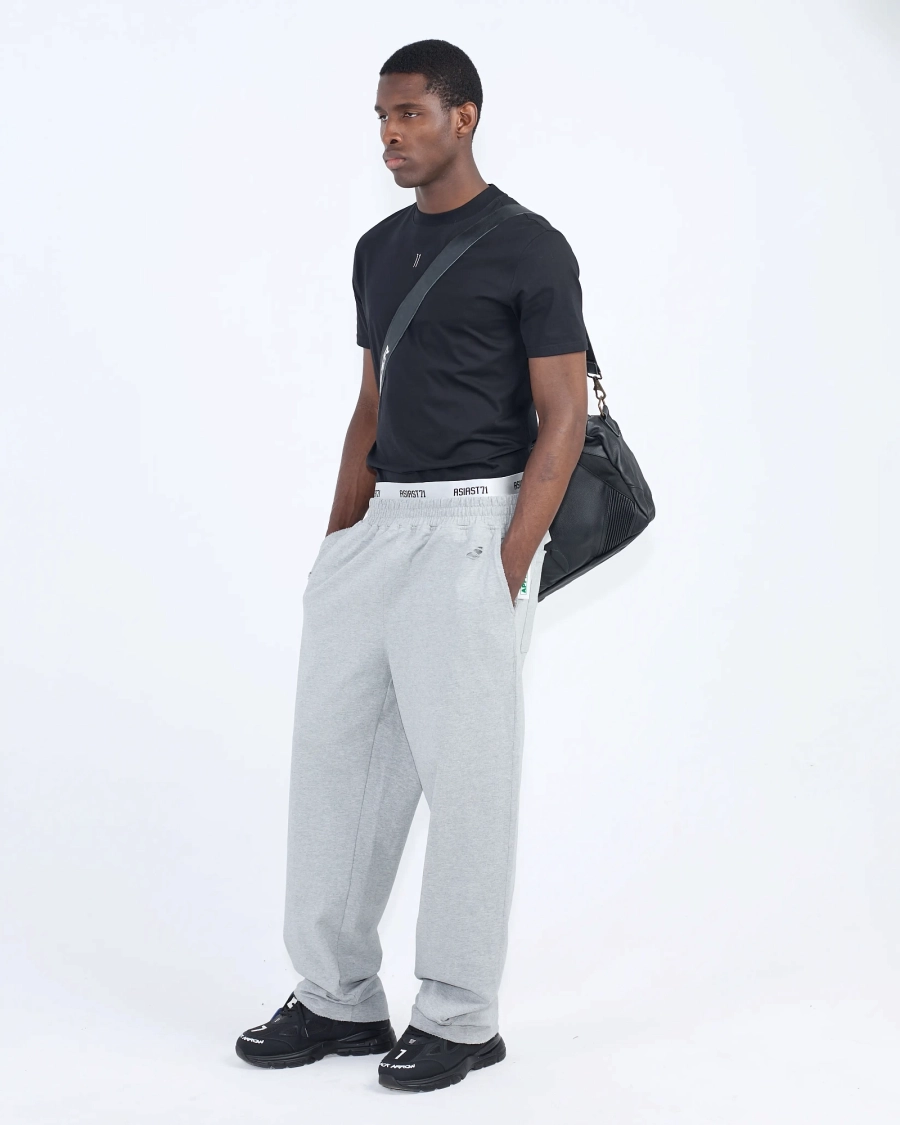 Джоггеры NTI с двойным поясом ASIA ST 71, цвет: серый, Ast71.jogg-NTI-2waist-grey купить онлайн