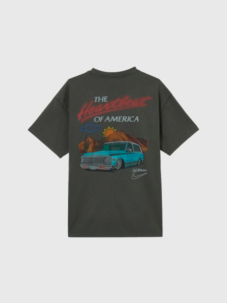 Футболка Nike x Chevrolet shvetsov store, цвет: хаки с принтом, HV6691-060 купить онлайн