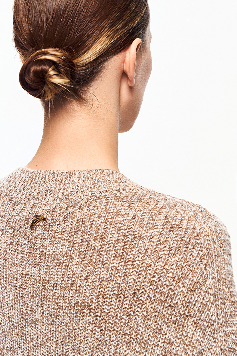 Вязаное платье DREAMS BY ALENA AKHMADULLINA, цвет: бежевый, 225104070304226/119000 купить онлайн