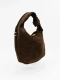 Сумка HOBO brand salad, цвет: florentia medium suede milk cioccolato  купить онлайн
