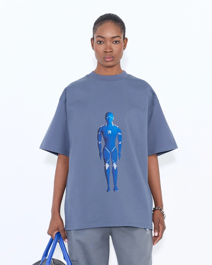 Футболка Аватар робот ASIA ST 71, цвет: синий,  купить онлайн