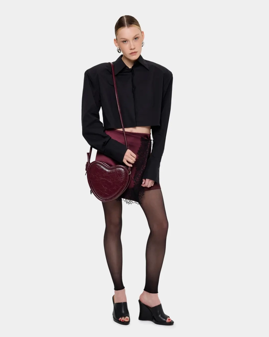 Сумка CRUSH XS Arny Praht, цвет: бордо кракле a455_bordocruckle купить онлайн
