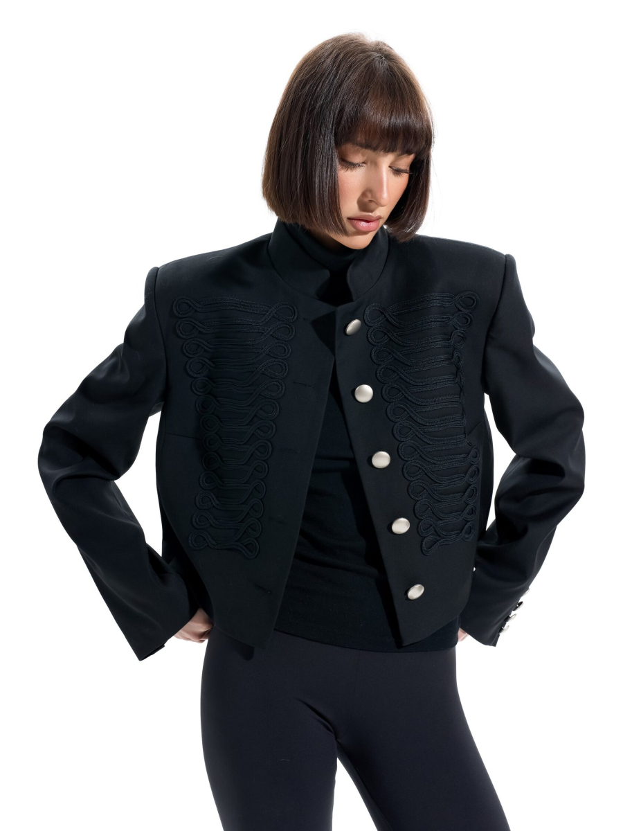 Гусарский жакет ANOTHER SELECT, цвет: Черный, 00194 купить онлайн