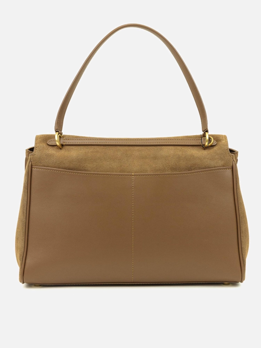 Сумка SANDRA brand salad, цвет: suede camel  купить онлайн