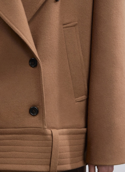 Полупальто-бушлат ALL WE NEED, цвет: кэмел,  купить онлайн